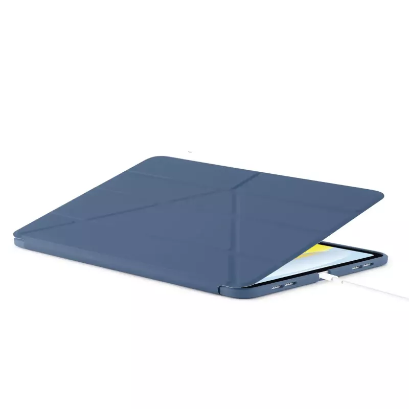 Planšetdatora flip vāciņš PIPETTO P052-51-V iPad 10. paaudzei (10,9 collas) — mikrošķiedra un TPU, 5 statīvu režīmi