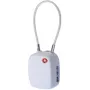 Somas izsekotājs Boompods LOCK TSA TTSAWT balta - Bluetooth bagāžas izsekotājs ar saderību ar TSA apstiprinātām slēdzenēm