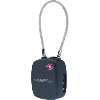 Bagas izsekotājs Boompods LOCK TSA Universal pelēka ar Bluetooth savienojumu un kompaktu dizainu