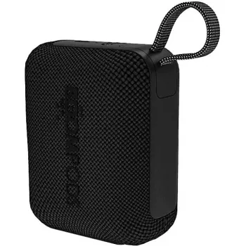 Pārnēsājams Bluetooth skaļrunis Boompods Beachboom Mini Melns — kompakts bezvadu audio, iebūvēts akumulators