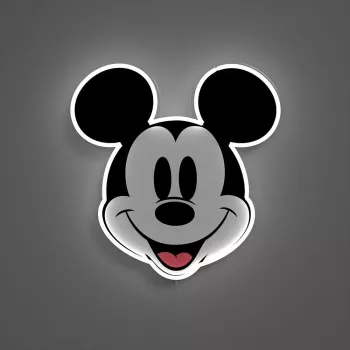 Figūra Mickey pele dzeltenapop Disney Printed Face – kolekcionējama varoņa figūriņa