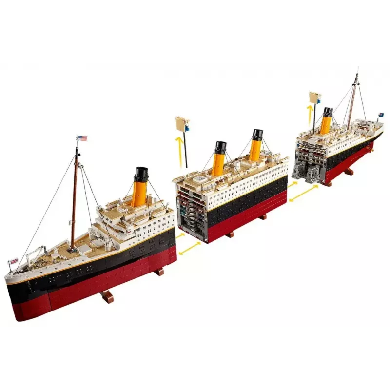 LEGO building set ICONS 10294 Titanic modeļa kopija — 9,090 gabali, 18+