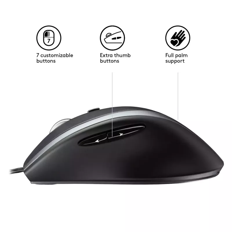 pele Logitech LGT-M500 USB Type-A