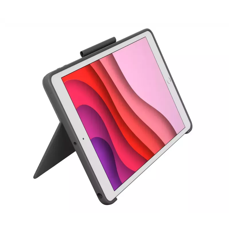 Tastatūras futrālis Logitech Combo Touch iPad 7., 8., 9. paaudzei