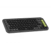 Logitech POP Icon Combo QZERTY Bluetooth Mini tastatūras un peles komplekts, grafīta un zaļā krāsā