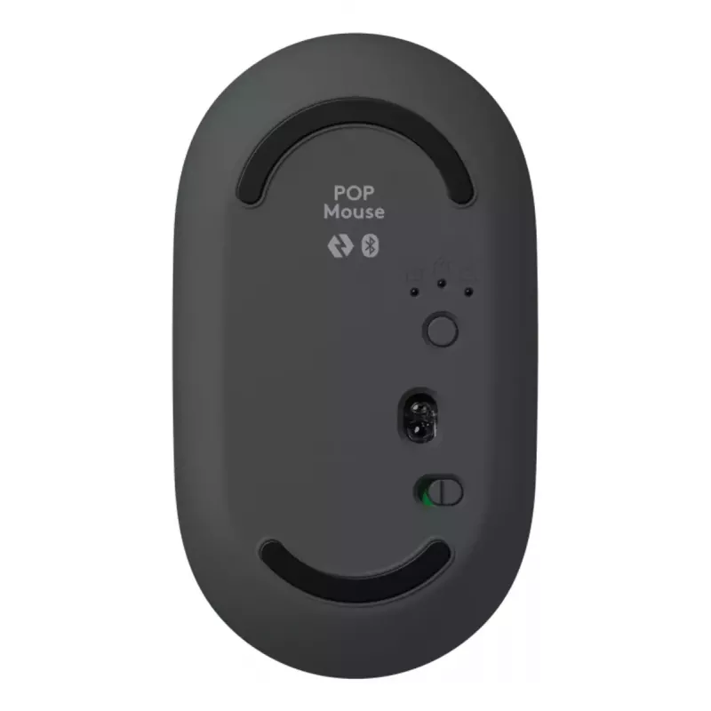 Logitech POP Icon Combo QZERTY Bluetooth Mini tastatūras un peles komplekts, grafīta un zaļā krāsā