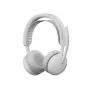 Austiņas Logitech Zone Wireless 2 ES — vadu un bezvadu (Bluetooth), USB-C, supraaurālas, 1,5 m kabelis, balta krāsa, 212 g