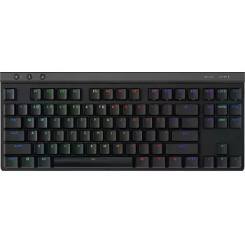 Mehāniskā bezkursorsvira spēļu tastatūra Logitech G515 LIGHTSPEED TKL melna, ungāru izkārtojums