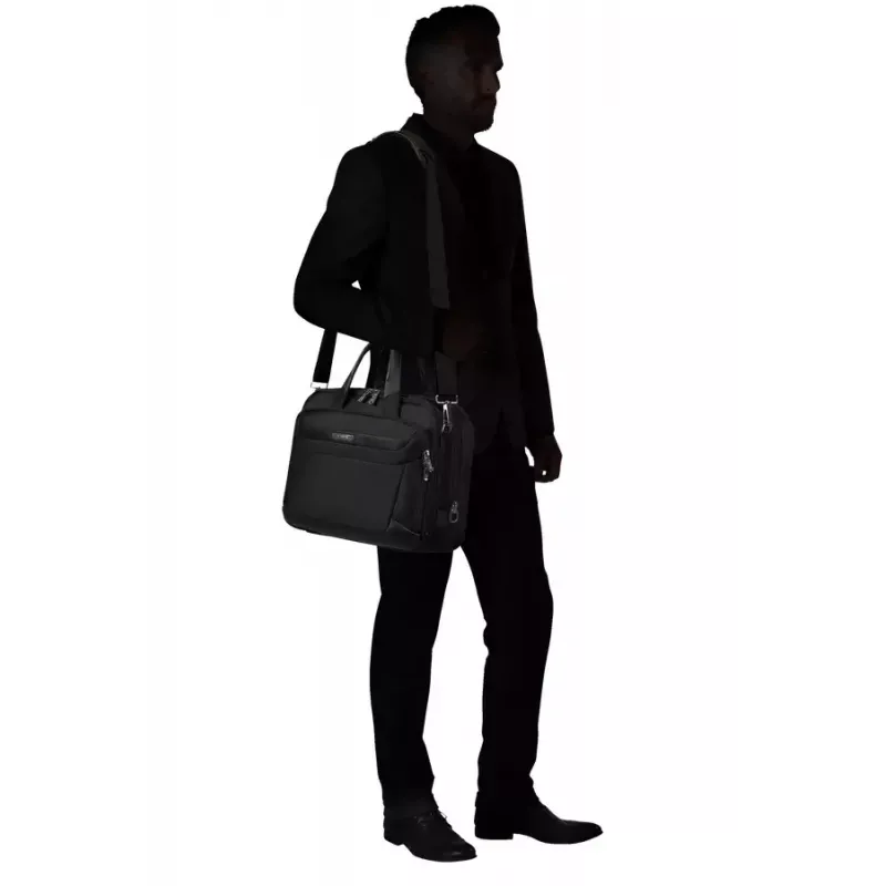 Portfelis Samsonite PRO-DLX 6 39.6 cm paplašināms melns