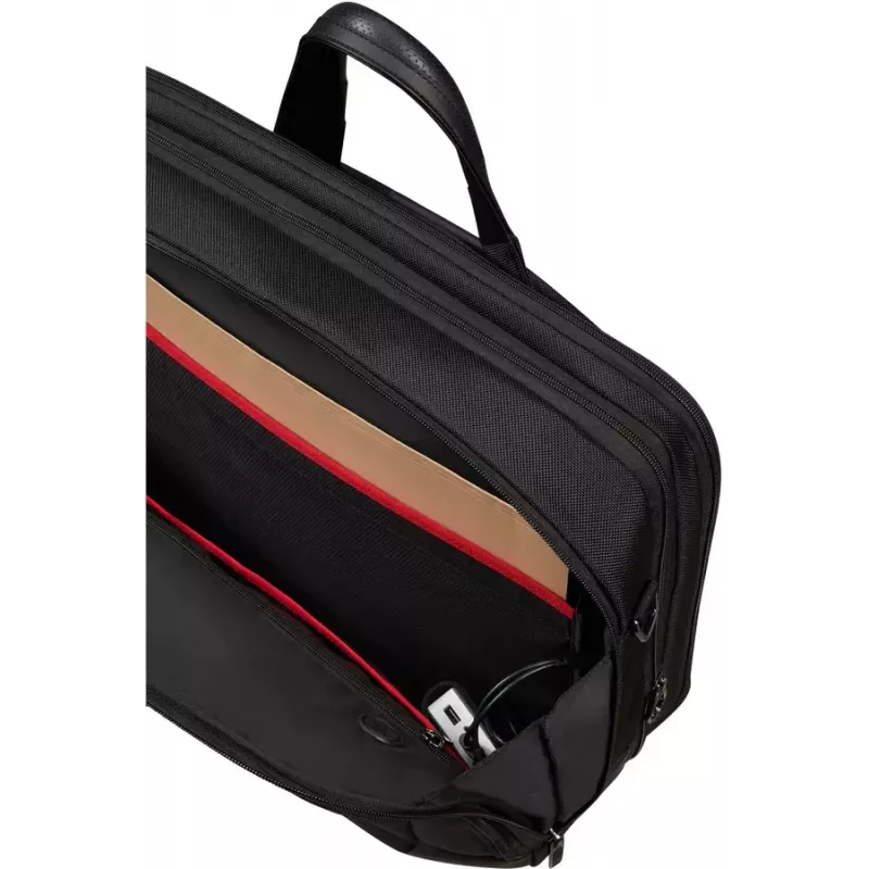 Portfelis Samsonite PRO-DLX 6 43.9 cm Melns Paplašināms