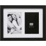 Galerijas rāmis Deknudt S66KA2 2x 10×15 fotogrāfijām, koka melns ar paspartu