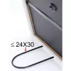 Viena attēla rāmis Deknudt S41JL1 balts koks 232x318mm