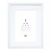 Atsevišķs foto rāmis Deknudt S66KF1 P1 Balts MDF Stikls Koks 30x40