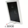 Atsevišķs foto rāmis Deknudt S66KF1 P1 Balts MDF Stikls Koks 30x40