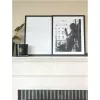 Viena attēla rāmis Deknudt S44CF2 Melns 30X45 Stikls MDF