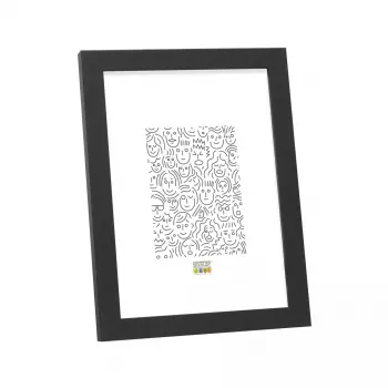 Viena attēla rāmis Deknudt S44CF2 Melns 30X45 Stikls MDF