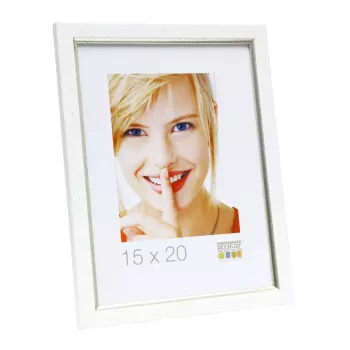 Viena attēla rāmis Deknudt S46AF1 Sudraba balts 168x218mm