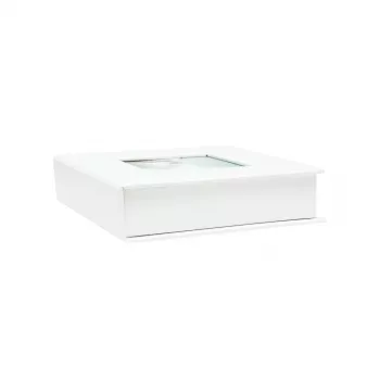 Fotoalbums Deknudt S66DJ4 Balts Foto kaste Mākslīgā āda 130 mm