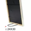 Vienvietīgs attēlu rāmis Deknudt S41JD1 Sudraba 311x434 mm