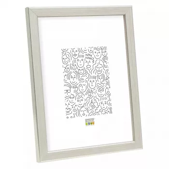Vienvietīgs attēlu rāmis Deknudt S41JD1 Sudraba 311x434 mm
