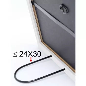 Vienvietīgs attēlu rāmis Deknudt S41JL1 Balts koks 311x434mm