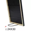 Viens attēla rāmis Deknudt S41JL2 melns kartons stikls koks