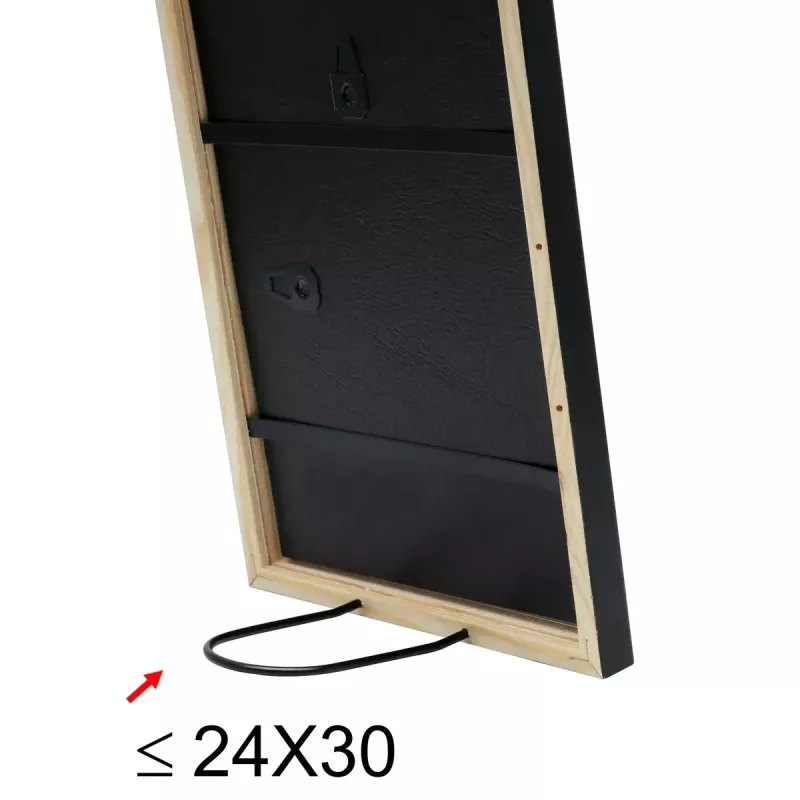 Viens attēla rāmis Deknudt S41JL2 melns kartons stikls koks