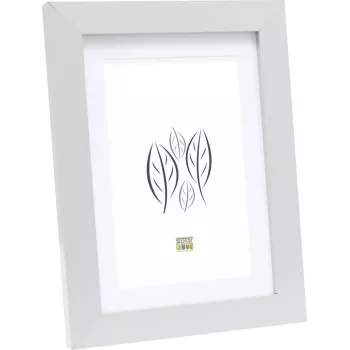 Attēlu rāmis Deknudt S66KD1 P1 15x20 koka sudraba ar paspartū