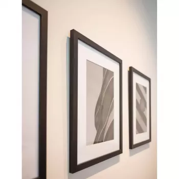 Vienvietīgs attēlu rāmis Deknudt S66KF2 P1 Melns 30x45