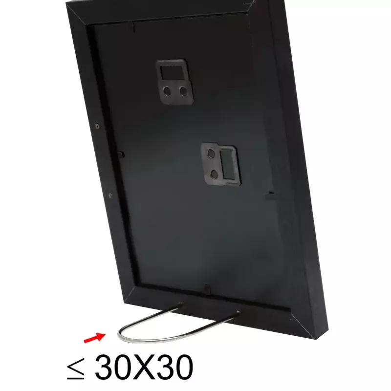 Vienvietīgs attēlu rāmis Deknudt S66KF2 P1 Melns 30x45