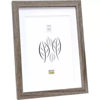 Foto rāmis Deknudt S66KH3 Wood pelēka Oak 20x25 cm ar paspartu