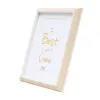Viena attēlu rāmītis Deknudt S46WG3 P1 Dabīgi balts 221x221mm