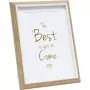 Foto rāmis Deknudt Resin Frame S46WG4 P1 13x18 cm Nature balta ar paspartū