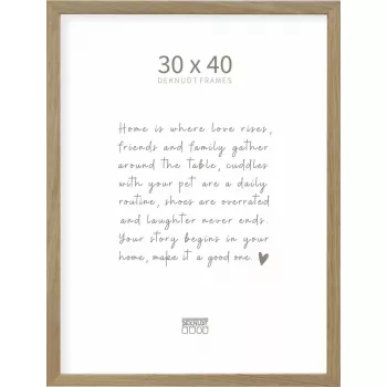 Foto rāmis Deknudt S47CJ1 masīvkoks 30×40 cm – piestiprināms pie sienas un novietojams uz galda