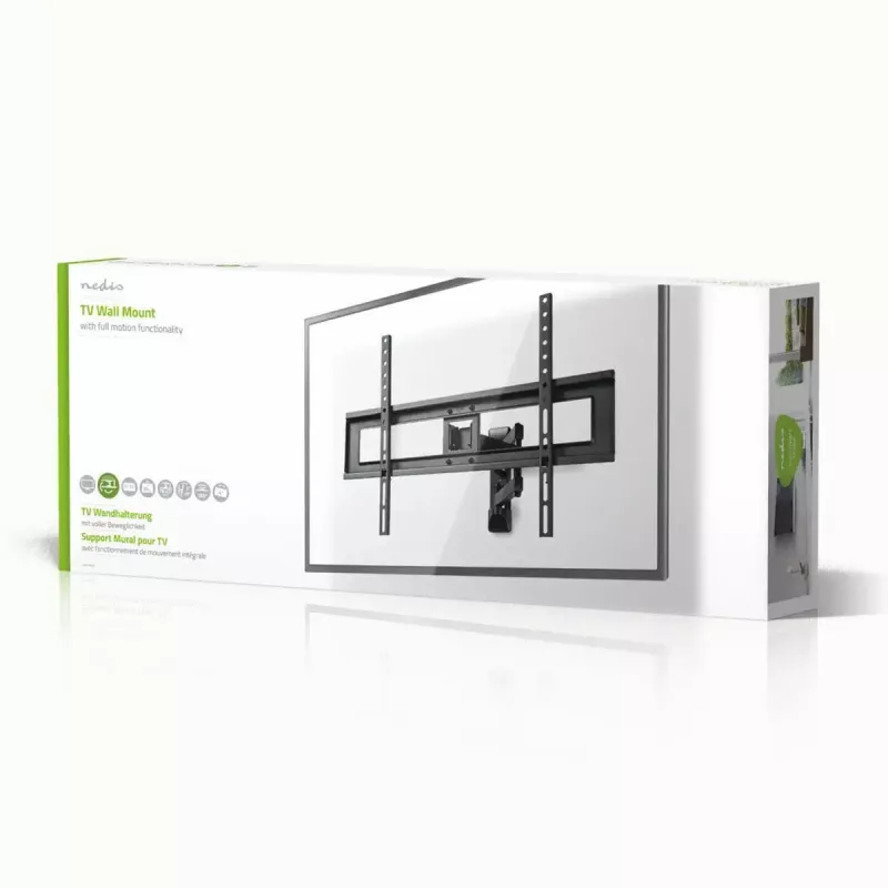 TV statīvs Nedis TVWM1550BK ekrāniem 94–177,8 cm (37 inch–70 inch), max VESA 600x400, max slodze 25 kg, melns