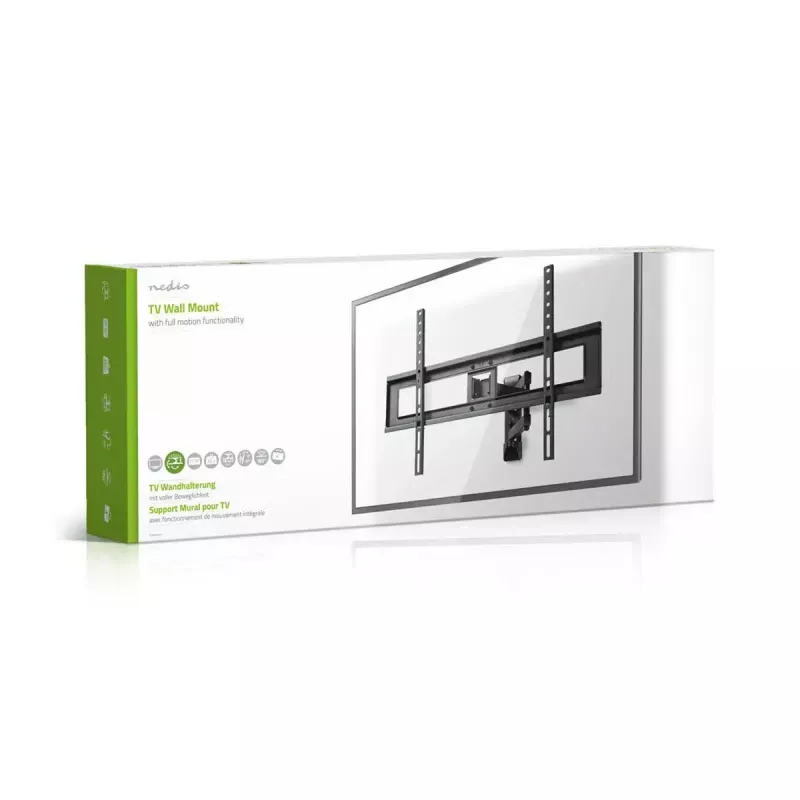 TV statīvs Nedis TVWM1550BK ekrāniem 94–177,8 cm (37 inch–70 inch), max VESA 600x400, max slodze 25 kg, melns