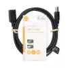 Nedis CCGL60010BK20 USB 2.0 pagarinājuma kabelis, A spraudnis uz A ligzdu, 2 m, melns