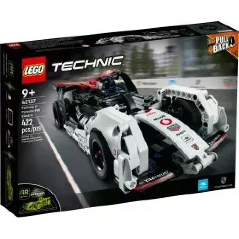 LEGO ķieģeļu komplekts Formula E Porsche 99X Electric modelis 42137 – konstruēšanas rotaļlietu komplekts