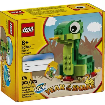 LEGO komplekts 40707 Čūskas gads — kolekcionējama minifigūriņa aizklātā iepakojumā