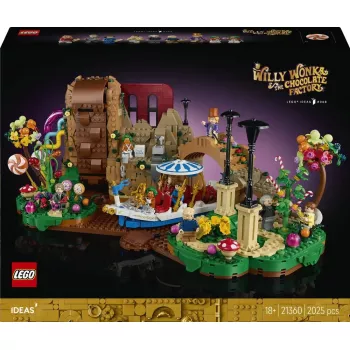 LEGO Ideas sets 21360 Villijs Vonka un šokolādes fabrika – kolekcionējams LEGO modelis, komplekta numurs 21360