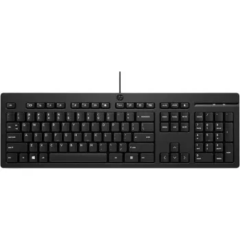 Vadu tastatūra HP 125 no HP, modelis HP 125 Wired KB SP (USB savienojums)
