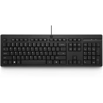 Vadu tastatūra HP 125 M27527-L31 — USB savienojums, starptautisks izkārtojums