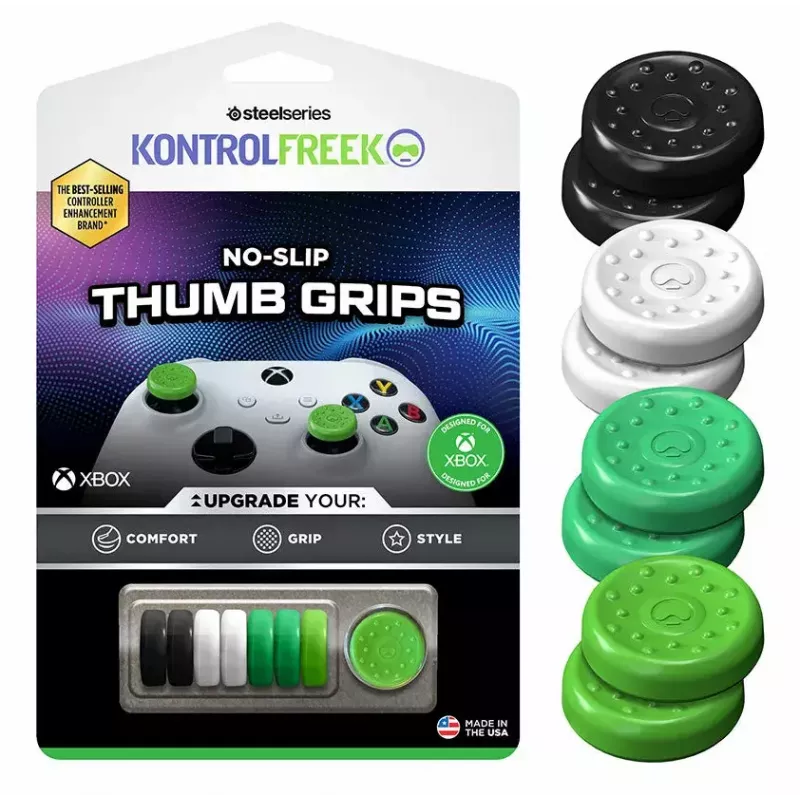 Īkšķa saķeres uzgalis Steelseries 1020-XBX Melns Zaļš Balts Xbox 360 One Series S X