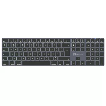 LogicKeyboard SKB-TM-UK pilna izmēra USB + Bluetooth, QWERTY UK English, Titanium