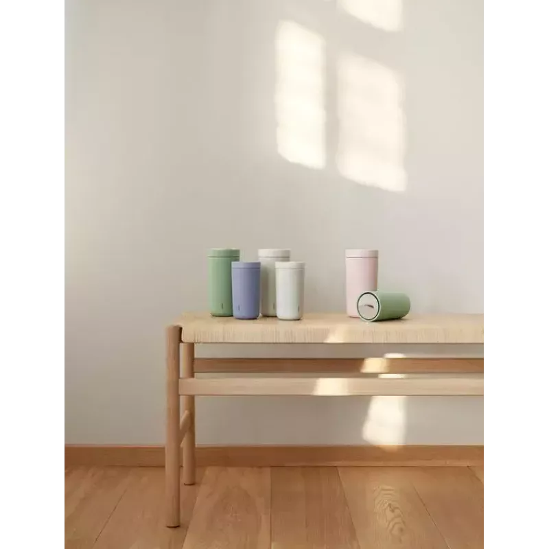 Stelton To Go Click 400 ml rozā polipropilēns nerūsējošais tērauds