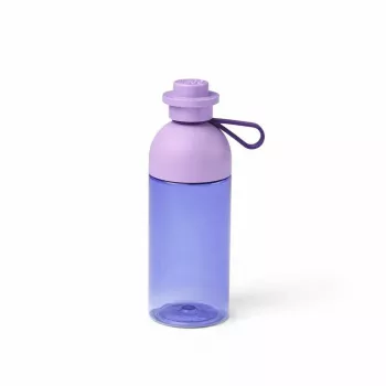 Dzeršanas pudele LEGO 40420004, 500 ml, violeta, plastmasas sporta pudele ar uzskrūvējamu vāciņu