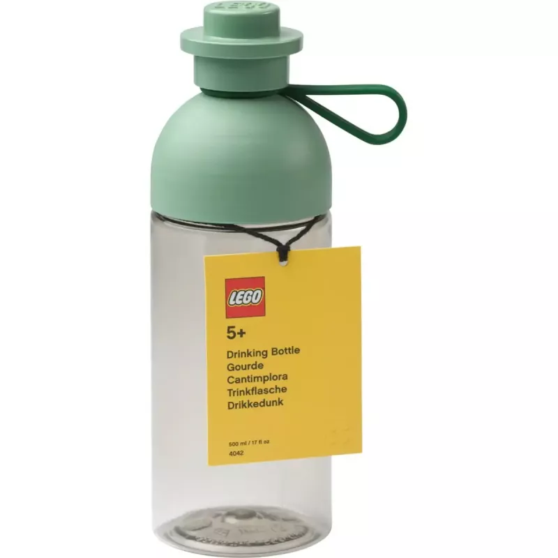 Dzeramā pudele room copenhagen 0,5 L — gaiši zaļa/caurspīdīga, plastmasas atkārtoti lietojama pudele