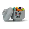 Mini uzglabāšanas galva 'Zombie' no room copenhagen — ar LEGO® saderīga uzglabāšanas galva, pelēka