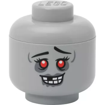 Mini uzglabāšanas galva 'Zombie' no room copenhagen — ar LEGO® saderīga uzglabāšanas galva, pelēka