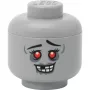 Mini uzglabāšanas galva 'Zombie' no room copenhagen — ar LEGO® saderīga uzglabāšanas galva, pelēka